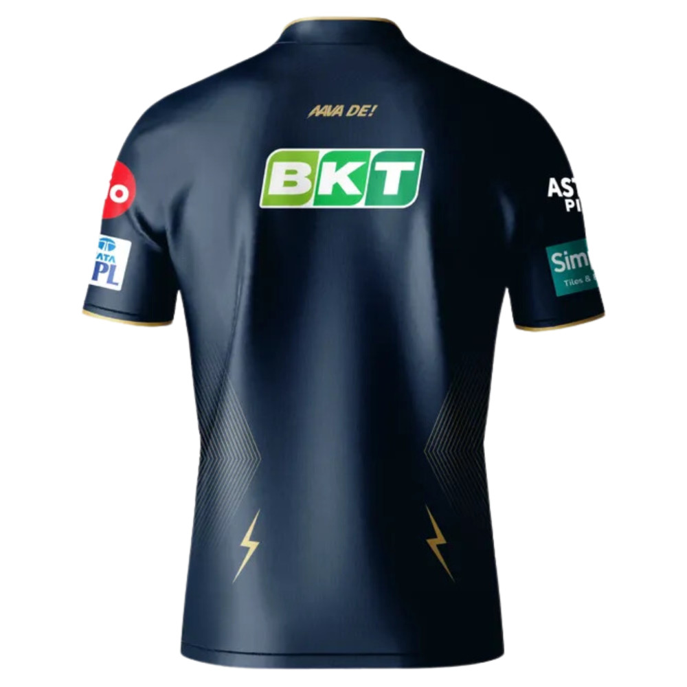 Gujarat Titans IPL Replica Cricket Jersey 2024 (GT 2024 With Name Personalization)